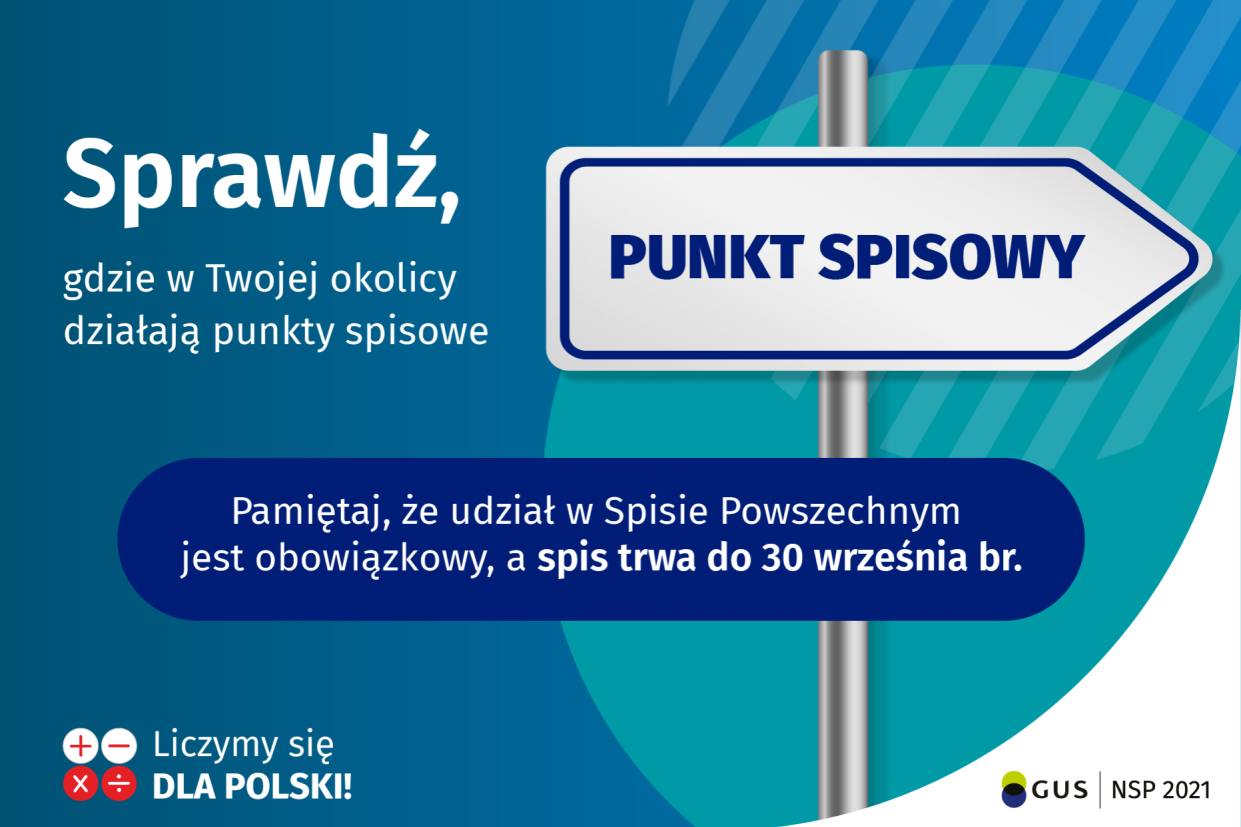 Sprawdź lokalizację punktów spisowych w Twojej okolicy
