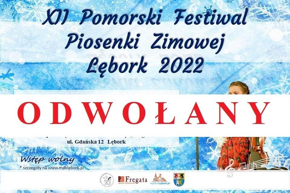 Festiwal Piosenki Zimowej odwołany