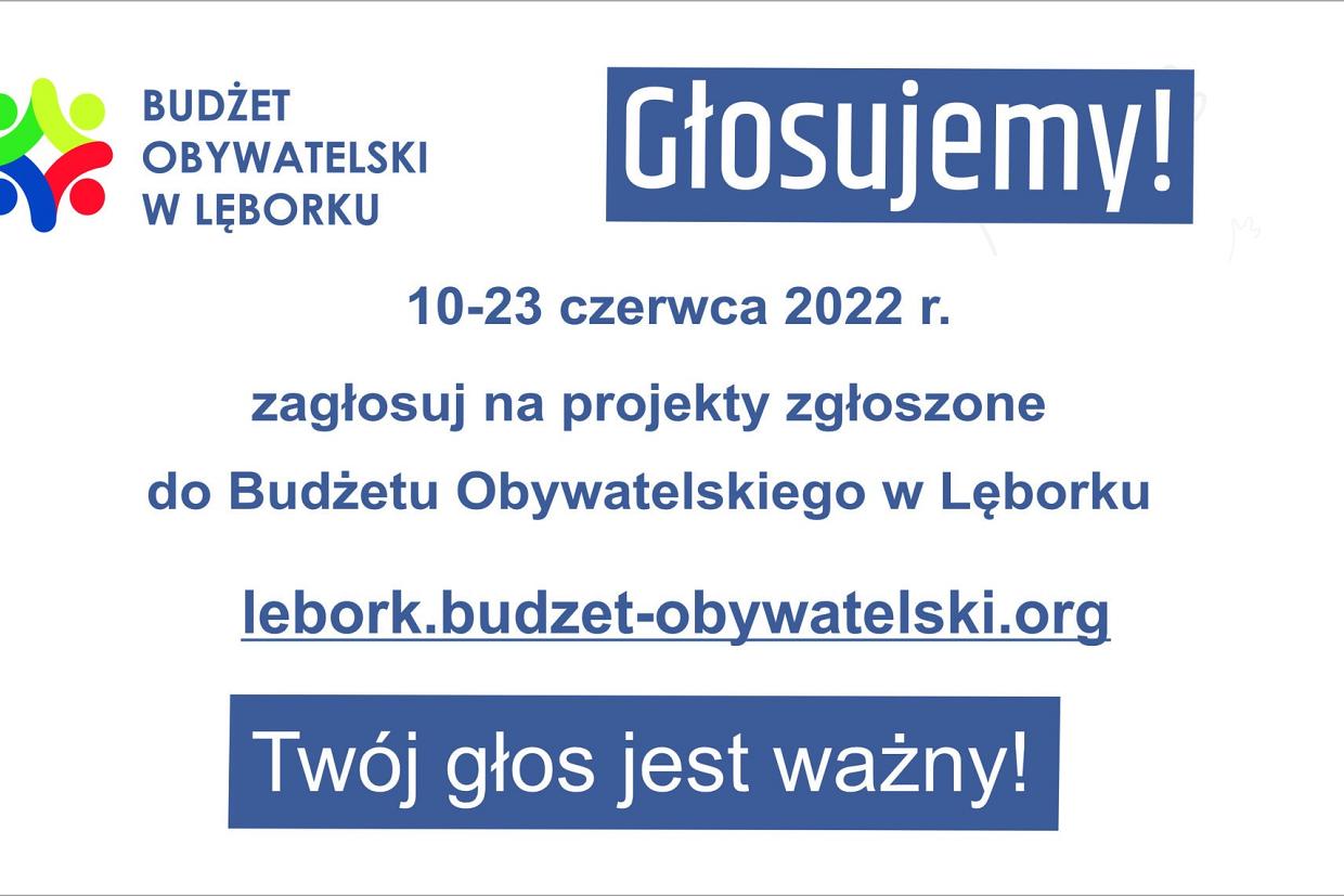 Nie zapomnij zagłosować w Budżecie Obywatelskim!