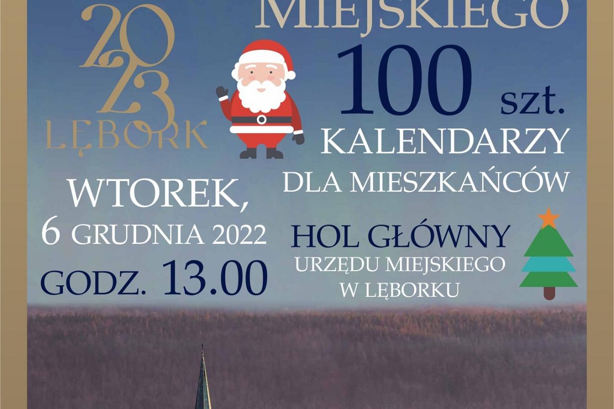 6 grudnia w ratuszu promocja Kalendarza Lęborka na rok 2023