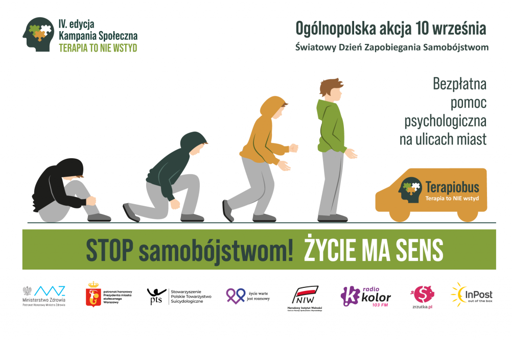 Terapia to NIE WSTYD. 11 września akcja przy szpitalu