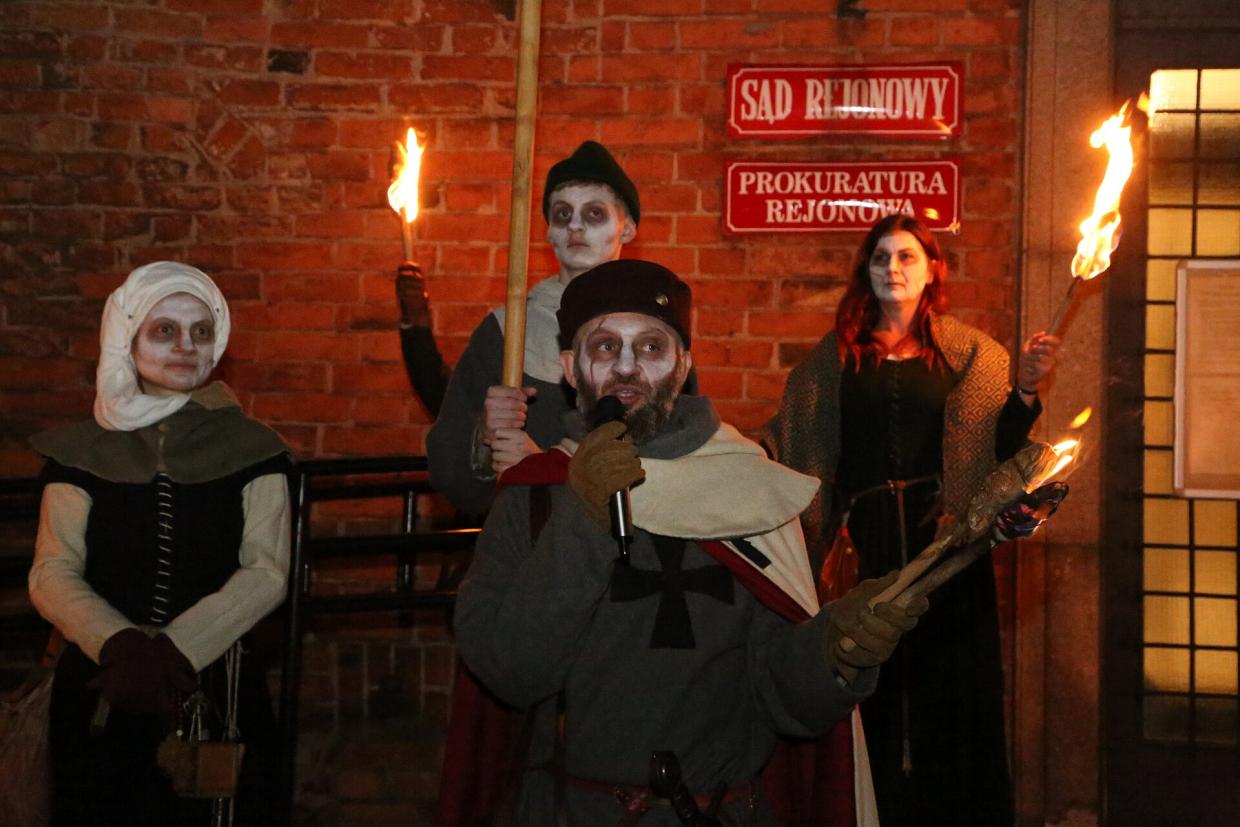 Spacer z Duchami Krzyżaków w Lęborku