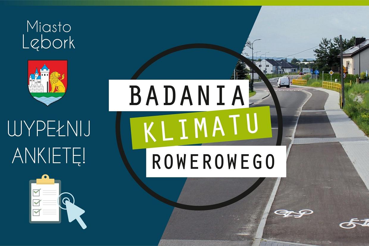 Badamy klimat rowerowy w Lęborku. Zapraszamy do wypełnienia ankiety on-line!
