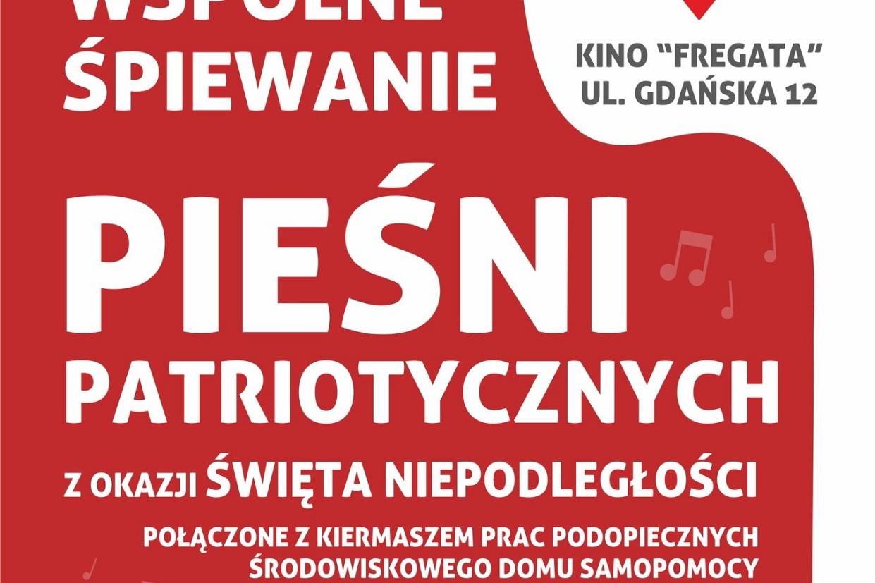 Wspólne Śpiewanie Pieśni Patriotycznych w Kinie “Fregata”