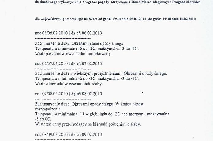 Prognoza pogody na okres 5-10 lutego