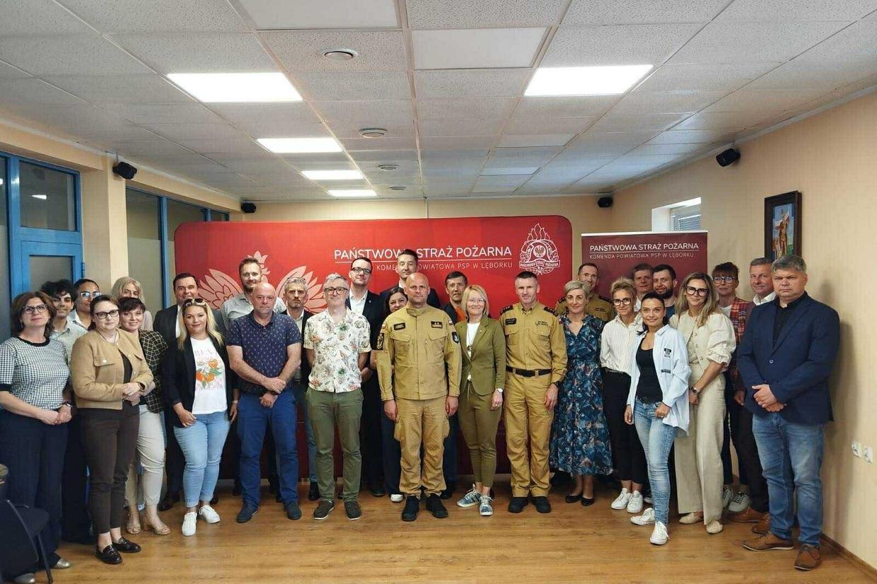 Przedstawiciele Lęborka przeszkoleni w zakresie ochrony ludności i obrony cywilnej