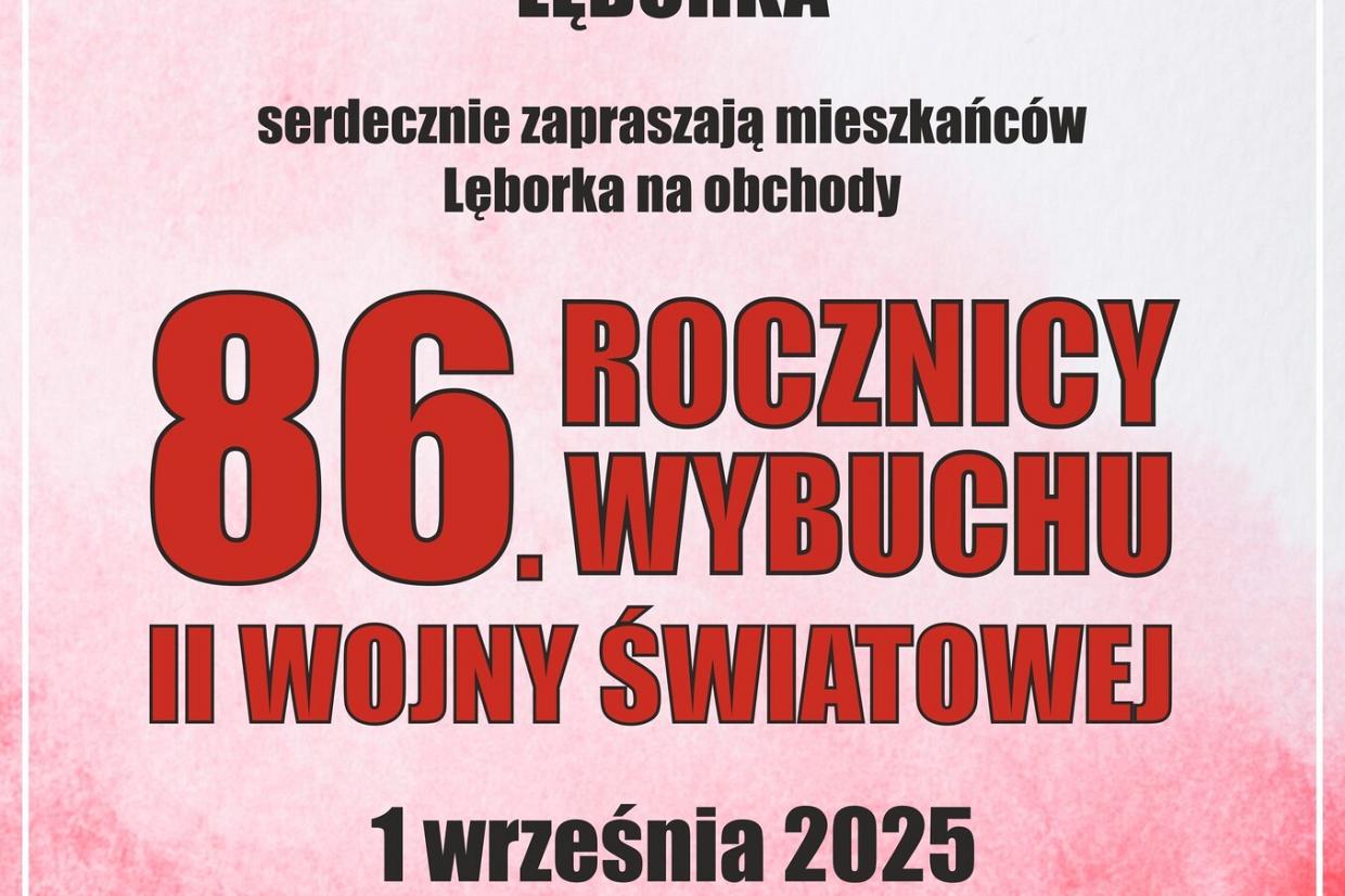 Obchody 86. rocznicy wybuchu II wojny światowej w Lęborku