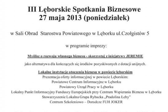 III Lęborskie Spotkania Biznesowe