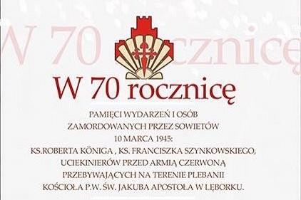 Odsłonięcie tablicy zamordowanych 10 marca 1945