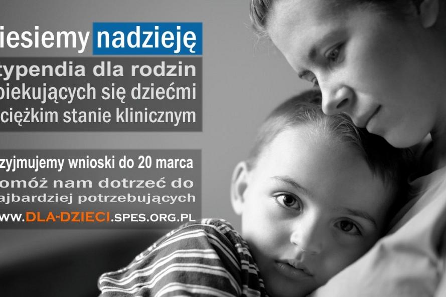 Stypendia dla dzieci w ciężkim stanie klinicznym