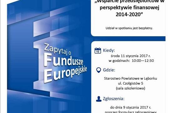 Spotkanie informacyjne dla przedsiębiorców