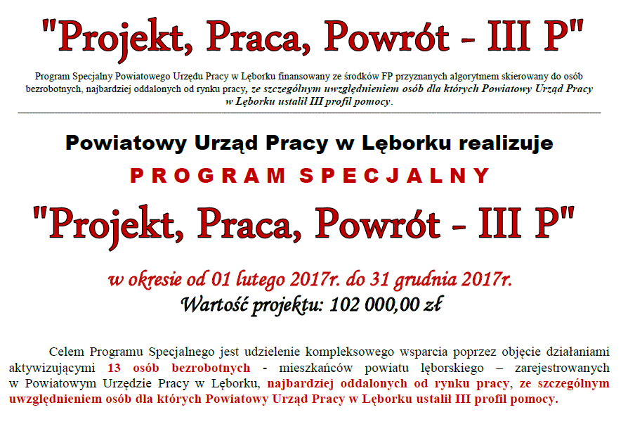 Nowe projekty Powiatowego Urzędu Pracy