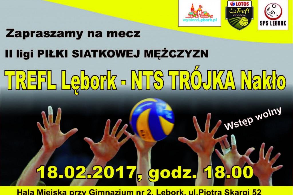 W sobotę TREFL Lębork podejmie NTS Trójkę Nakło