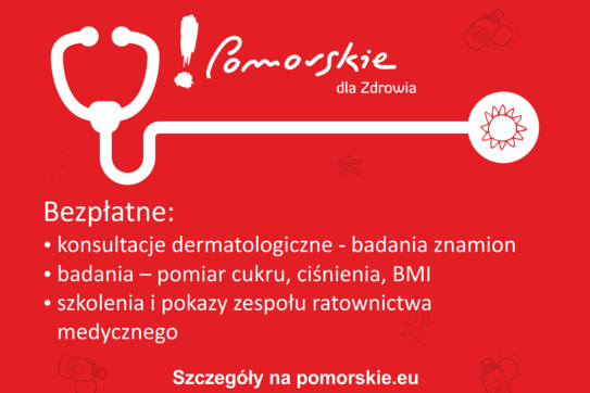 Pomorskie dla Zdrowia – akcja  Urzędu Marszałkowskiego