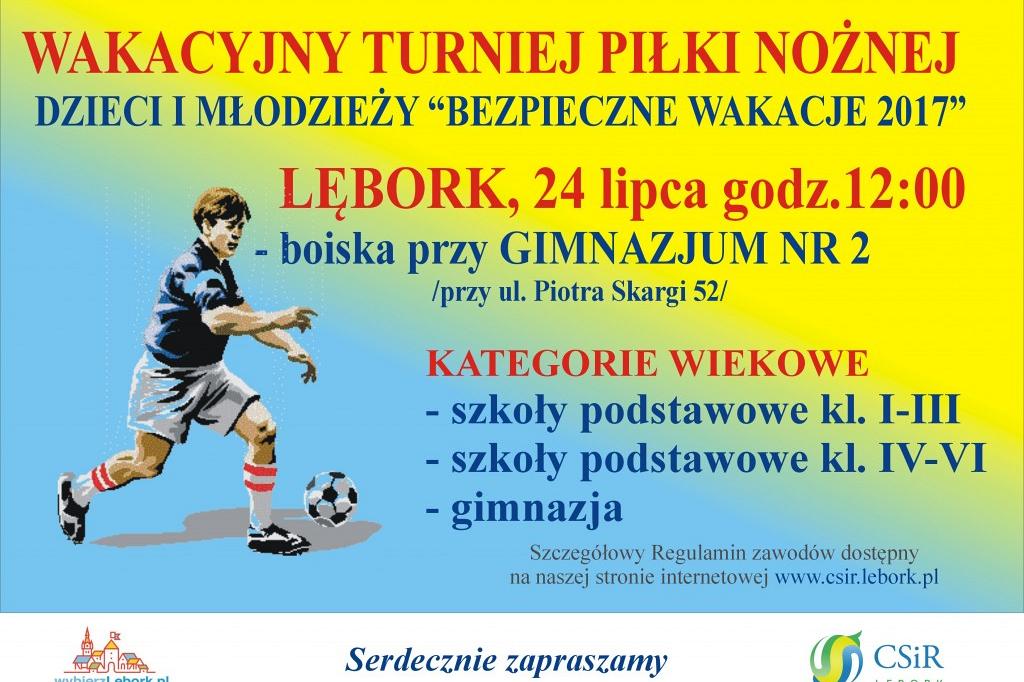 Wakacyjny Turniej Piłki Nożnej drużyn 6-osobowych