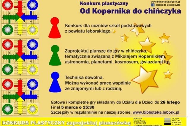 Rozstrzygnięcie Konkursu plastycznego OD KOPERNIKA DO CHIŃCZYKA