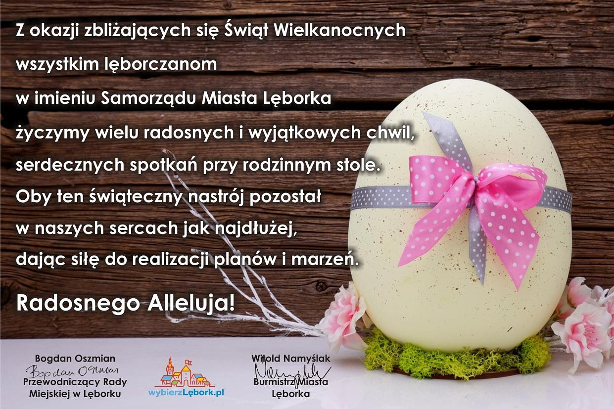Z okazji zbliżających się Świąt Wielkanocnych