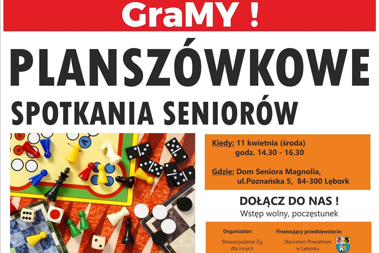 Planszówkowe spotkania seniorów