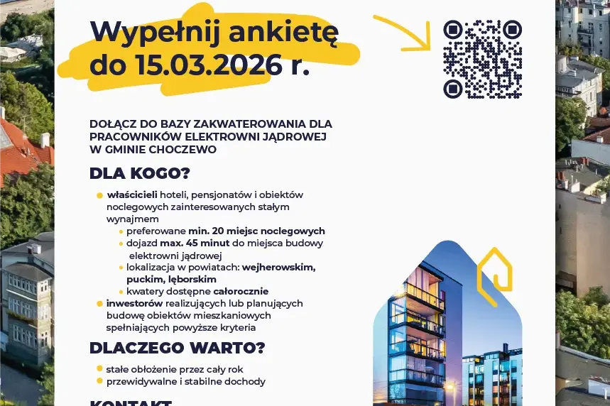 Badanie zasobów noclegowych w regionie