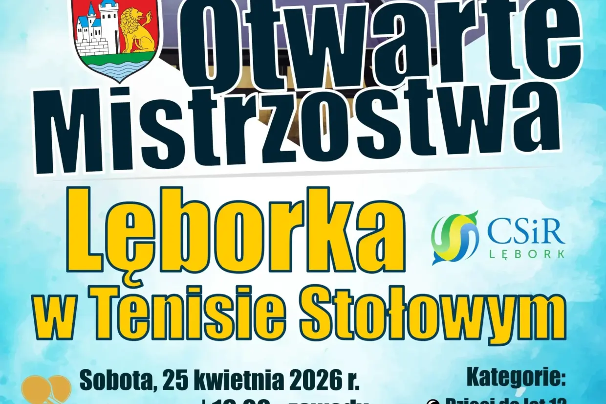 Otwarte Mistrzostwa Lęborka w Tenisie Stołowym
