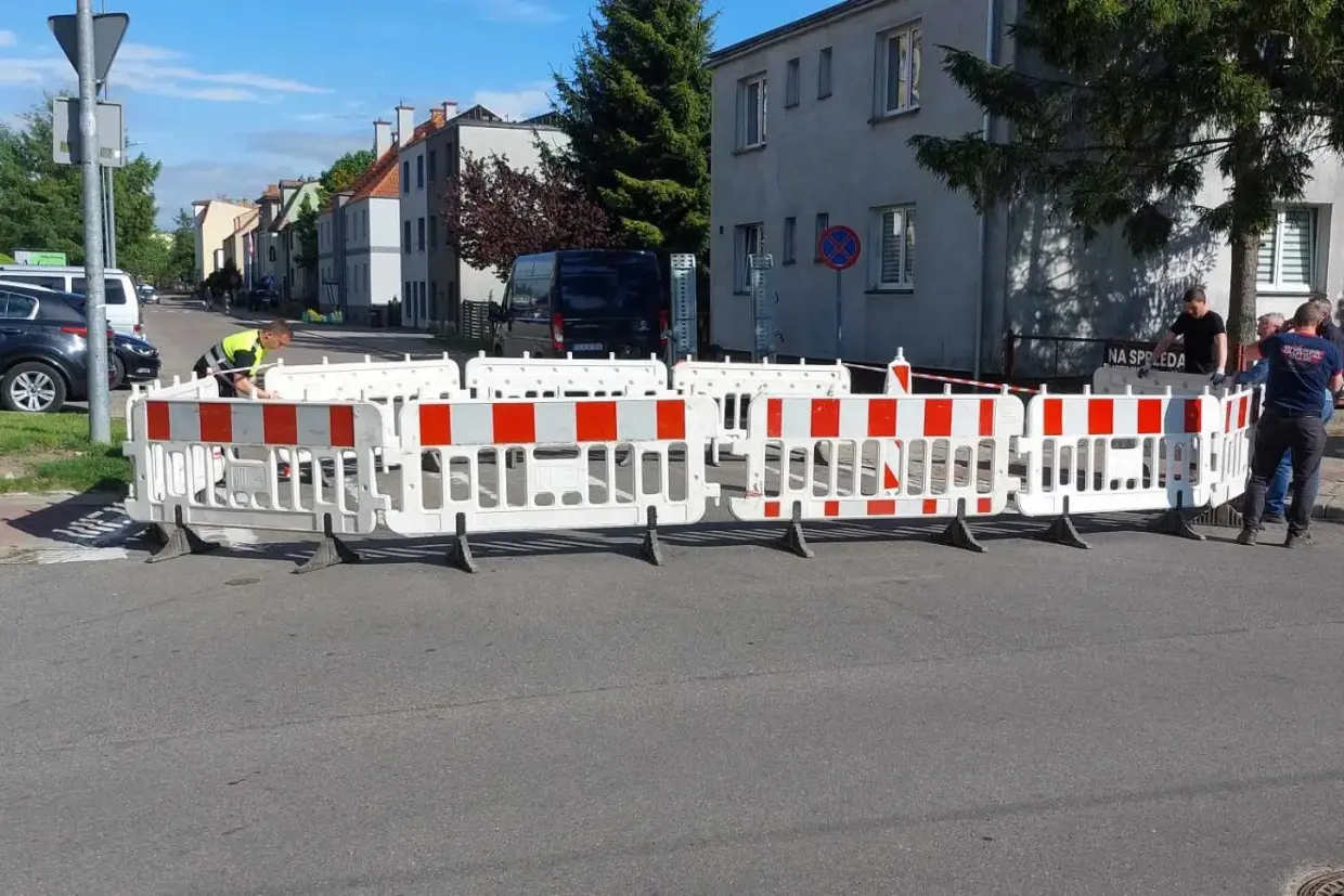 Zamknięty odcinek ul. Słowackiego. Trwają awaryjne prace drogowe