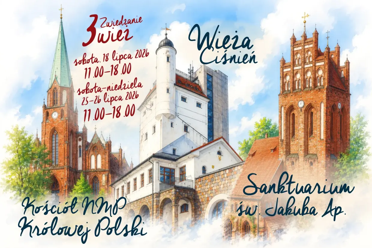 Trzy wieże. Trzy historie. Trzy wyjątkowe widoki