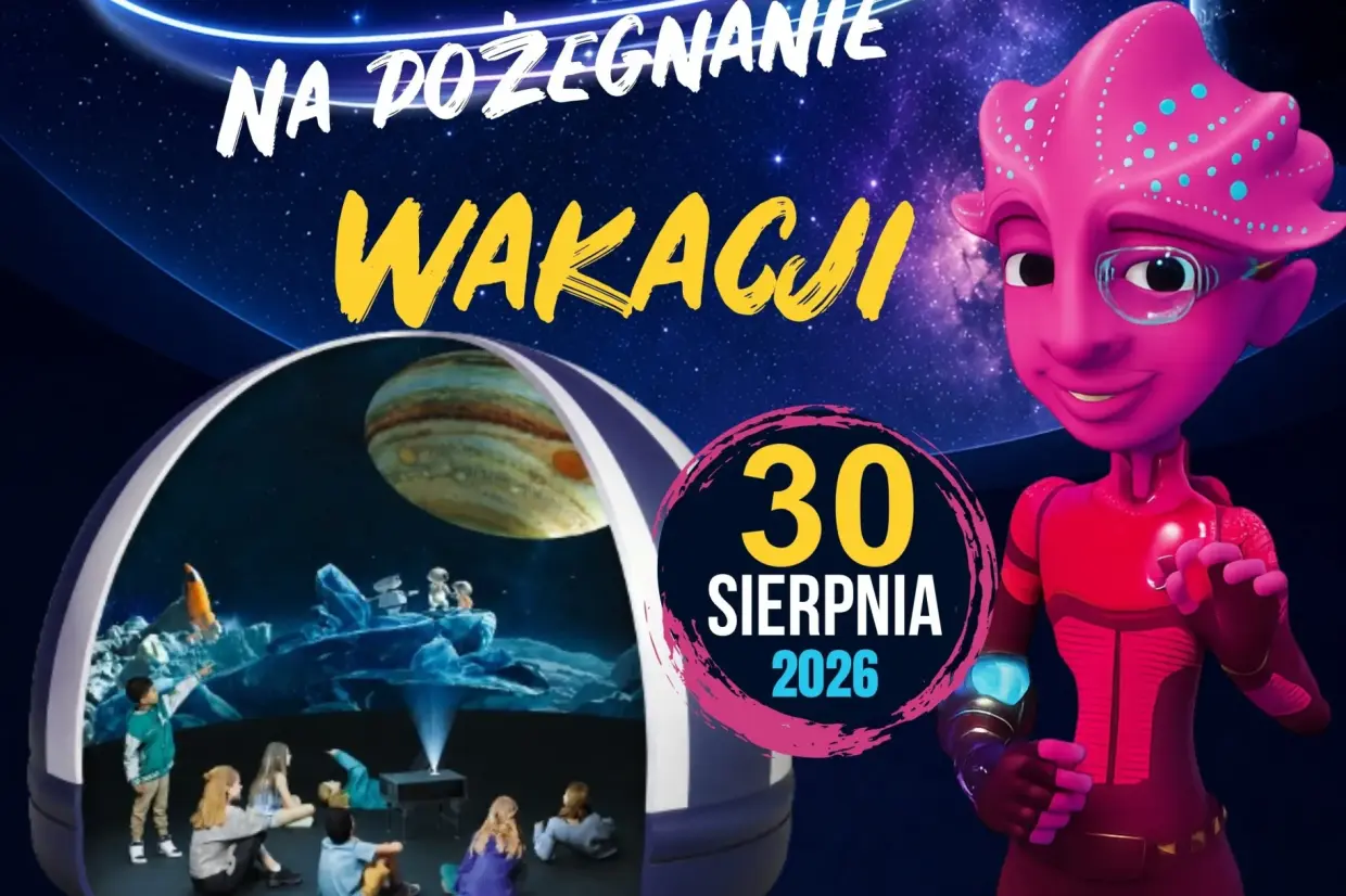 Pożegnanie wakacji na dziedzińcu Starostwa Powiatowego w Lęborku