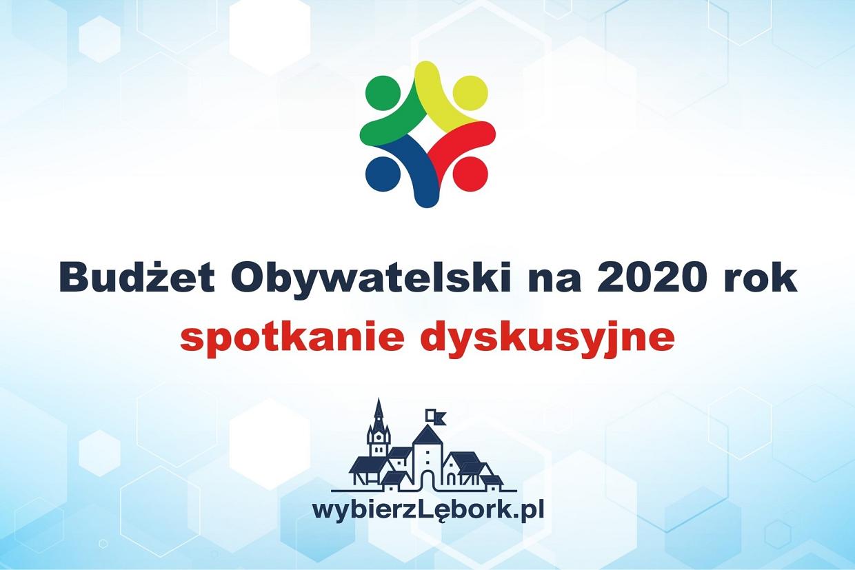 Zaproszenie na Spotkanie dyskusyjne - Budżet Obywatelski 2020