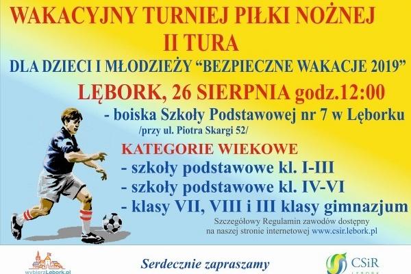 Wakacyjny Turniej Piłki Nożnej - II tura