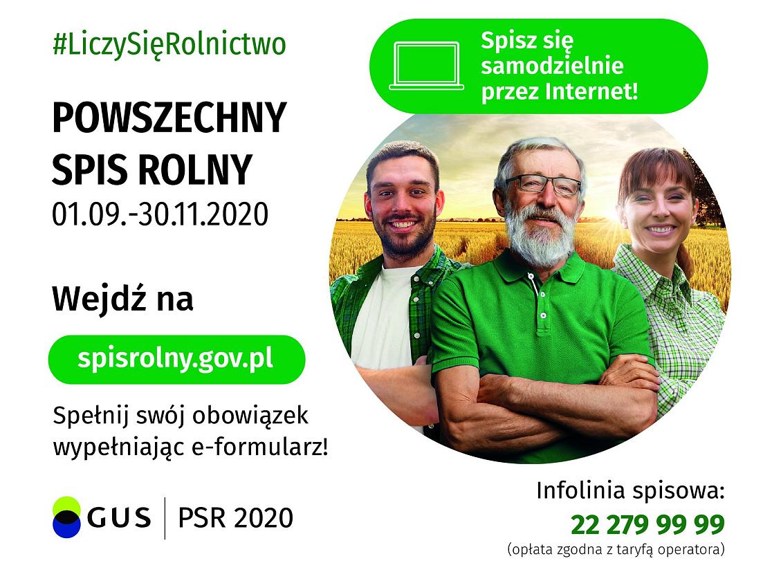 W całej Polsce właśnie rozpoczyna się Powszechny Spis Rolny, który potrwa od 1 września do 30 listopada 2020