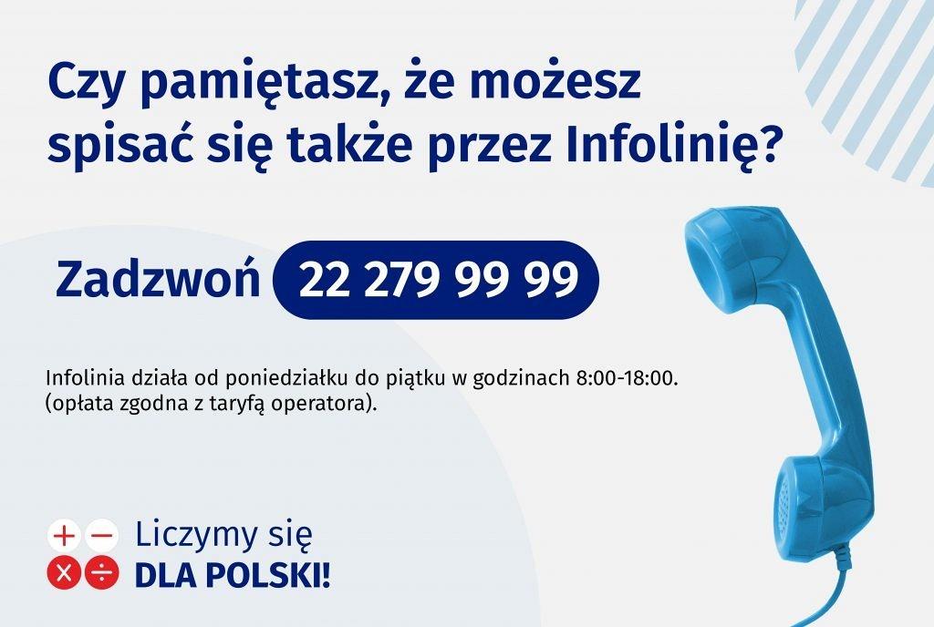 Nie spisałeś się przez Internet? Spisz się na infolinii spisowej!
