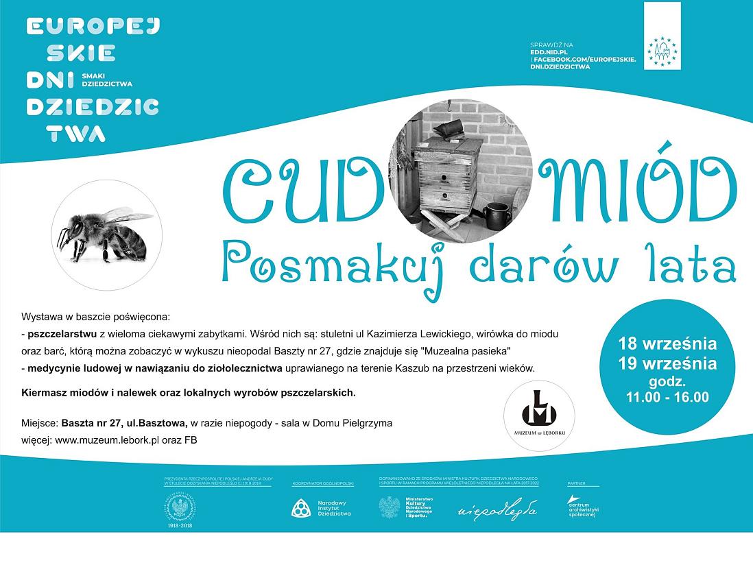 CUD MIÓD. Posmakuj darów lata - Europejskie Dni Dziedzictwa w Lęborku