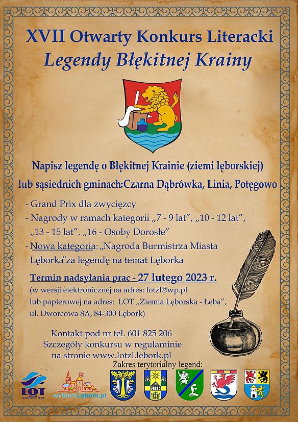 Legendy Błękitnej Krainy - kolejna edycja konkursu