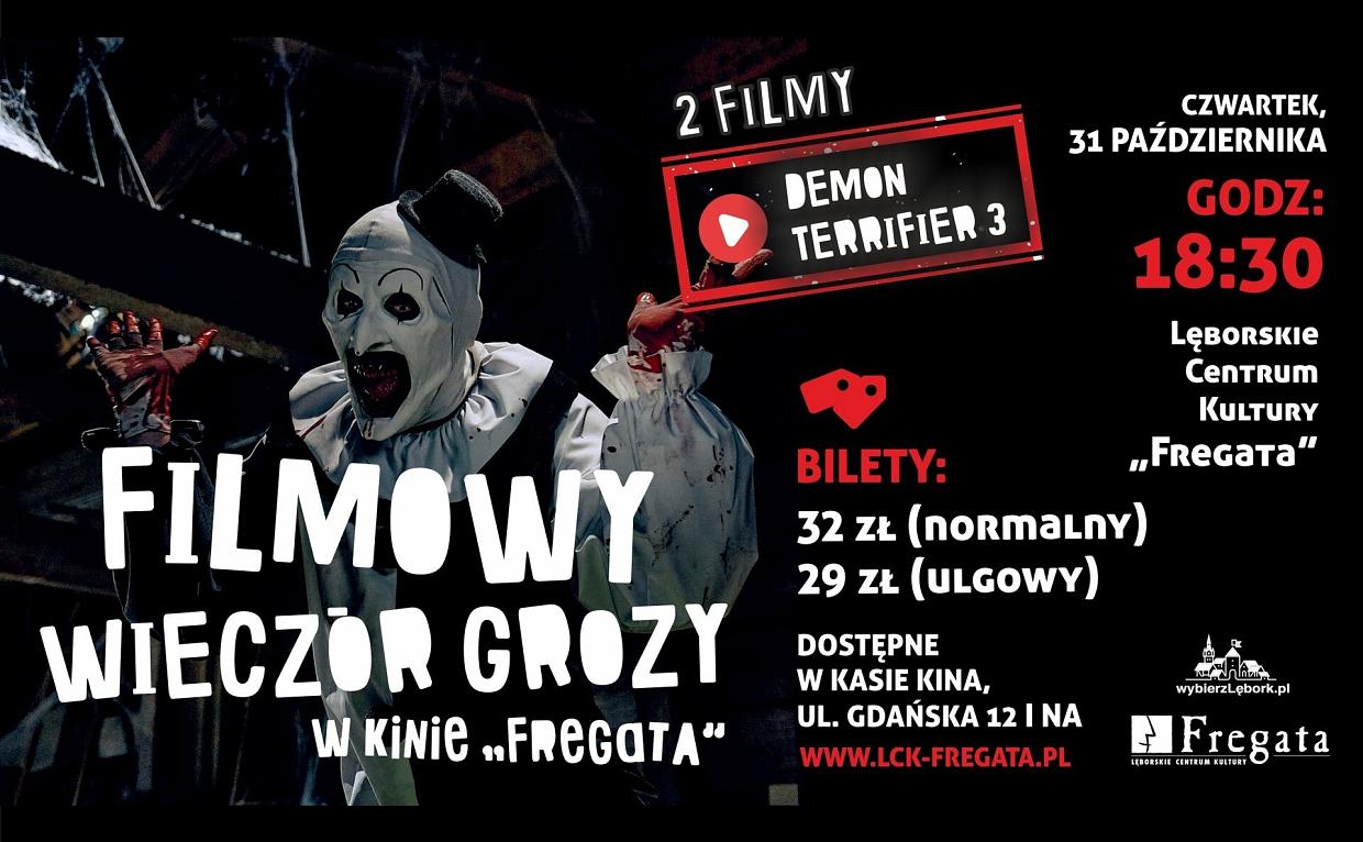 Filmowy wieczór grozy we 