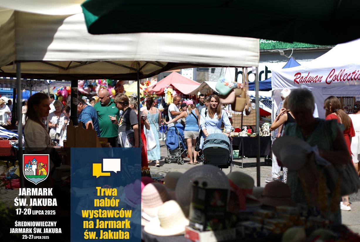 Cały czas trwa nabór wystawców na Jarmark św. Jakuba 2025!