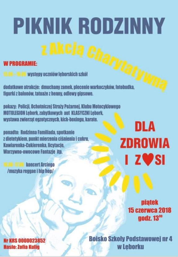 Piknik rodzinny z akcja charytatywną