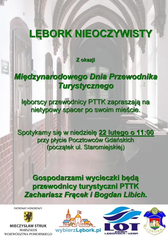 Lębork Nieoczywisty – wyjątkowy spacer z okazji Międzynarodowego Dnia Przewodnika Turystycznego
