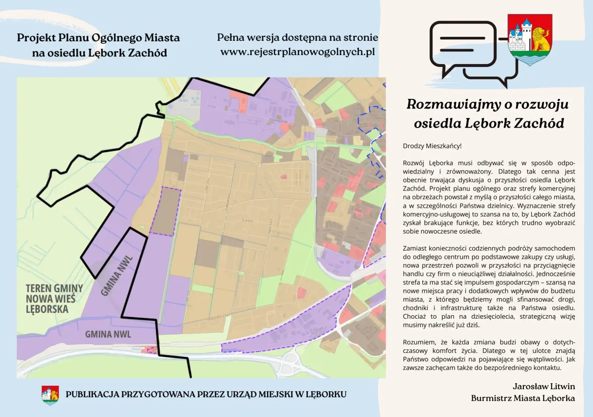 Powstała broszura informacyjna dla mieszkańców osiedla Lębork Zachód