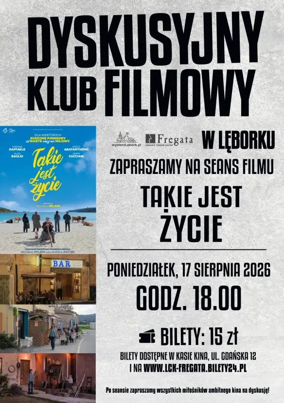 Sierpniowe spotkanie Dyskusyjnego Klubu Filmowego
