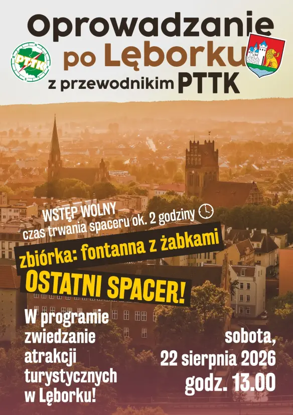 Ostatni wakacyjny spacer z przewodnikiem po Lęborku