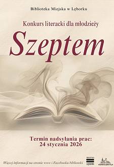 Konkurs literacki dla młodzieży Szeptem 2026