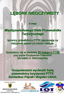 Lębork Nieoczywisty – spacer z okazji Międzynarodowego Dnia Przewodnika Turystycznego