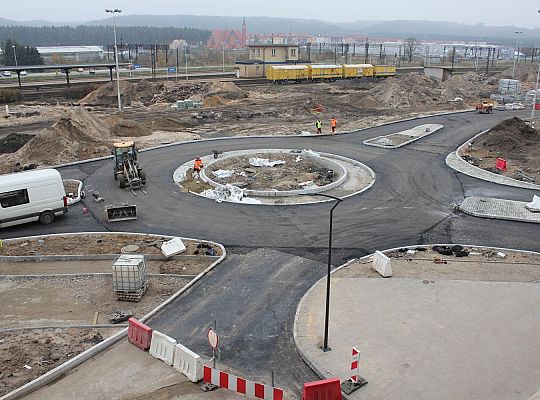 Lęborski Węzeł Przesiadkowy. Front robót na 34478