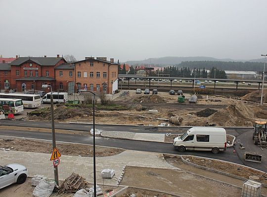 Lęborski Węzeł Przesiadkowy. Front robót na 34479