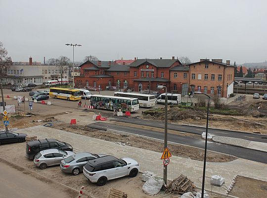 Lęborski Węzeł Przesiadkowy. Front robót na 34480