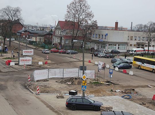 Lęborski Węzeł Przesiadkowy. Front robót na 34481
