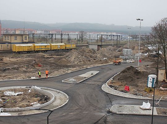 Lęborski Węzeł Przesiadkowy. Front robót na 34482