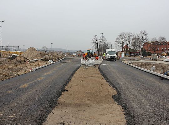 Lęborski Węzeł Przesiadkowy. Front robót na 34484