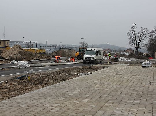 Lęborski Węzeł Przesiadkowy. Front robót na 34485