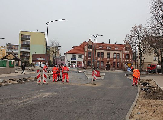 Lęborski Węzeł Przesiadkowy. Front robót na 34491